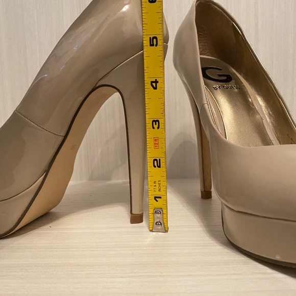 Guess Platform Patent Leather Heel Size 5.5 - Picture 7 of 8